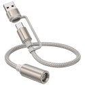 Kabel USB A / USB C do zapalniczka samochodowa Hoco 0,3 m UA38B złoty