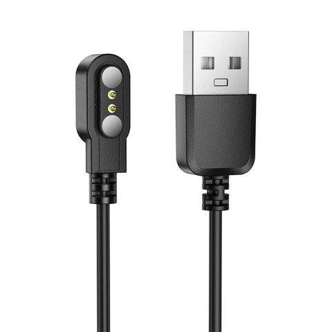 Kabel do ładowania smartwatcha Hoco 0,6 m Y26 / Y27 czarny