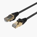 Kabel sieciowy Ethernet Orico PUG-C7 CAT7 10Gbps RJ45 internetowy LAN okrągły 20 m - czarny