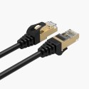 Kabel sieciowy Ethernet Orico PUG-C7 CAT7 10Gbps RJ45 internetowy LAN okrągły 20 m - czarny