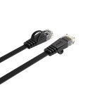 Kabel sieciowy Ethernet Orico PUG-C7B CAT7 10Gbps RJ45 internetowy LAN płaski 20 m - czarny