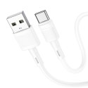 Kabel USB-A a USB-C Hoco X83 3A 1 m biały
