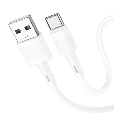 Kabel USB-A a USB-C Hoco X83 3A 1 m biały