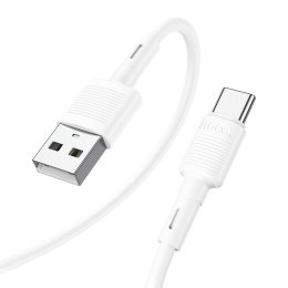 Kabel USB-A a USB-C Hoco X83 3A 1 m biały