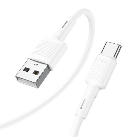 Kabel USB-A a USB-C Hoco X83 3A 1 m biały