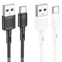 Kabel USB-A a USB-C Hoco X83 3A 1 m biały
