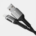 Kabel USB-A do Lightning Forcell F-Energy 2,4A 12W Cafule 0,25 m C257 czarny