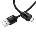 Kabel USB A do Lightning Hoco 2,4A 1,2 m z LCD U146 czarny