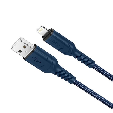 Kabel USB A do Lightning Hoco 2,4A 1 m X59 niebieski