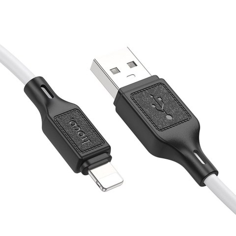 Kabel USB A do Lightning Hoco 2,4A 1 m X90 biały