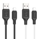 Kabel USB A do Lightning Hoco 2,4A 1 m X90 czarny