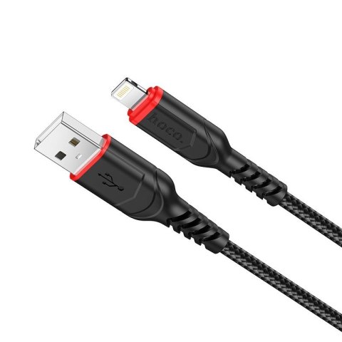 Kabel USB A do Lightning Hoco 2,4A 3 m X59 czarny
