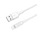 Kabel USB A do Lightning Hoco 2A 1 m X25 biały