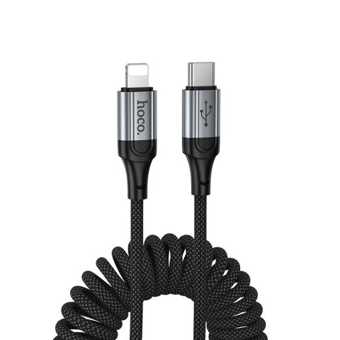 Kabel USB A do Lightning Hoco PD 2,4A 1,5 m X121 czarny
