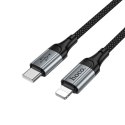 Kabel USB A do Lightning Hoco PD 2,4A 1,5 m X121 czarny