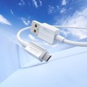 Kabel USB A do Micro USB Hoco 2,4A 1 m X107 biały
