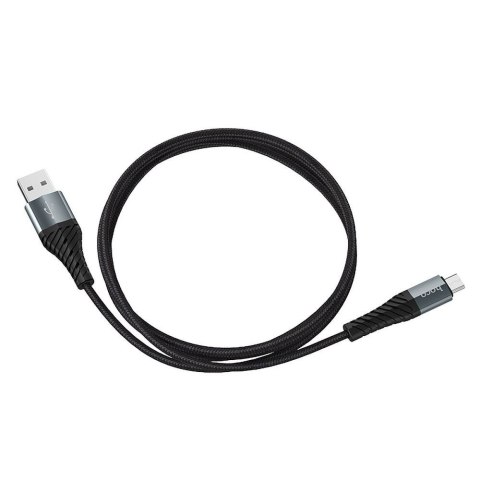 Kabel USB A do Micro USB Hoco 2,4A 1 m X38 czarny