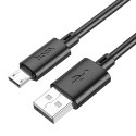 Kabel USB A do Micro USB Hoco 2,4A 1 m X88 czarny