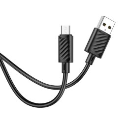 Kabel USB A do Micro USB Hoco 2,4A 1 m X88 czarny