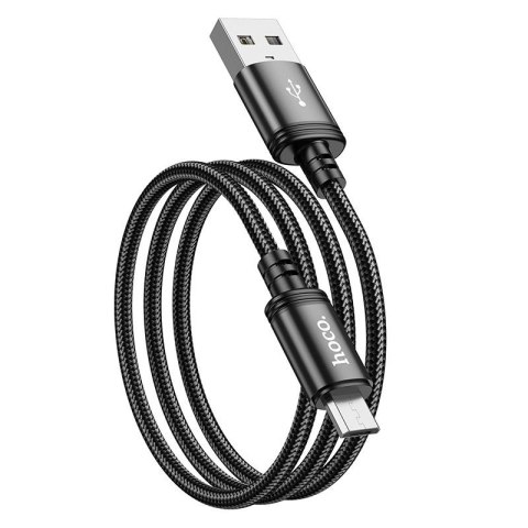 Kabel USB A do Micro USB Hoco 2,4A 1 m X89 czarny