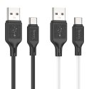 Kabel USB A do Micro USB Hoco 2,4A 1 m X90 biały