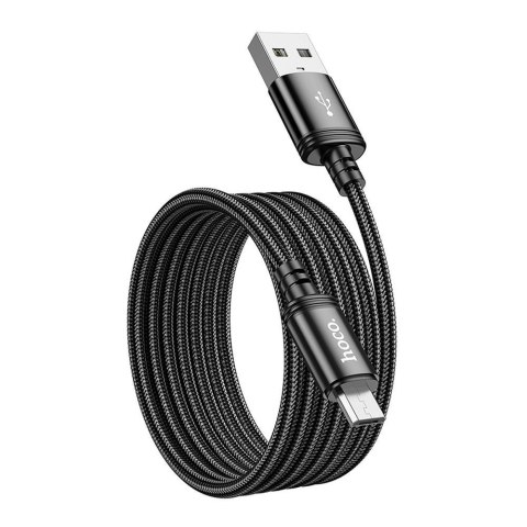 Kabel USB A do Micro USB Hoco 2,4A 2 m X89 czarny