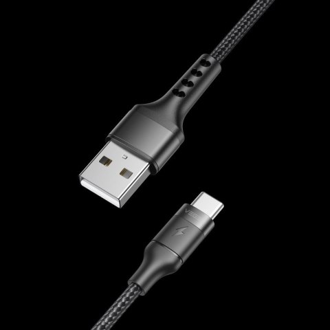 Kabel USB A do Typ C VEGER PD 5A 25W AC03 1,2 m czarny