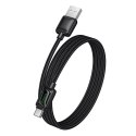 Kabel USB A do USB C Hoco 3A 1,2 m z LCD U146 czarny