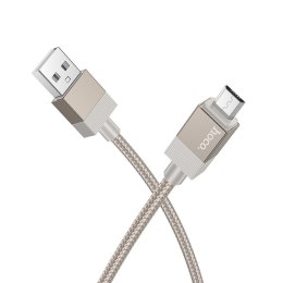 Kabel USB A do USB C Hoco 3A 1 m X110 złoty