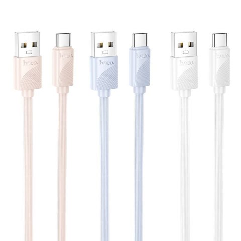 Kabel USB A do USB C Hoco 3A 1 m X114 biały
