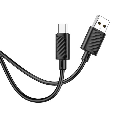 Kabel USB A do USB C Hoco 3A 1 m X88 czarny