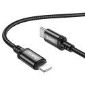 Kabel USB C do Lightning Hoco PD 20W 1 m X89 czarny