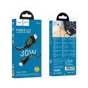 Kabel USB C do Lightning Hoco PD 30W 1,2 m z LCD U146 czarny
