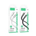 Kabel USB C do Lightning Hoco PD 30W 1 m płaski X125 biały