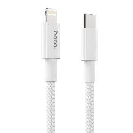 Kabel USB C do Lightning Hoco PD 3A 20W 1 m X56 biały