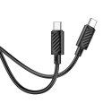 Kabel USB C do USB C Hoco PD 3A 60W 1 m X88 czarny