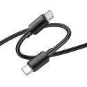 Kabel USB C do USB C Hoco PD 3A 60W 1 m X96 czarny