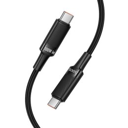 Kabel USB C do USB C Hoco PD 5A 100W 1,2 m U153 Extreme czarny