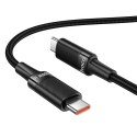 Kabel USB C do USB C Hoco PD 5A 100W 1,2 m U153 Extreme czarny