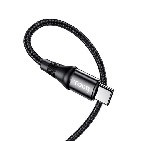 Kabel USB C do USB C Hoco PD 5A 100W 1 m X50 czarny