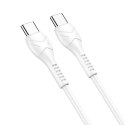Kabel USB C do USB C Hoco PD 60W 1 m X37 biały