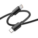 Kabel USB C do USB C Hoco PD 6A 100W 1 m X96 czarny