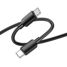 Kabel USB C do USB C Hoco PD 6A 100W 1 m X96 czarny