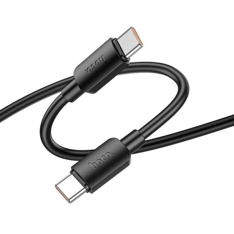 Kabel USB C do USB C Hoco PD 6A 100W 1 m X96 czarny