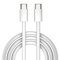 Kabel USB C do USB C PD 40W HD23 1 m HD23 biały