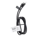 Kabel USB C do USB C PD QC 3A 60W 1 m C296 (długa końcówka 8mm) czarny