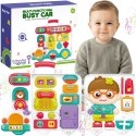 WOOPIE BABY Interaktywna Tablica Manipulacyjna Chłopiec Busy Car 3w1 Walizka Sensoryczna