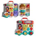 WOOPIE BABY Interaktywna Tablica Manipulacyjna Chłopiec Busy Car 3w1 Walizka Sensoryczna