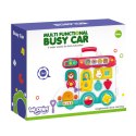 WOOPIE BABY Interaktywna Tablica Manipulacyjna Chłopiec Busy Car 3w1 Walizka Sensoryczna