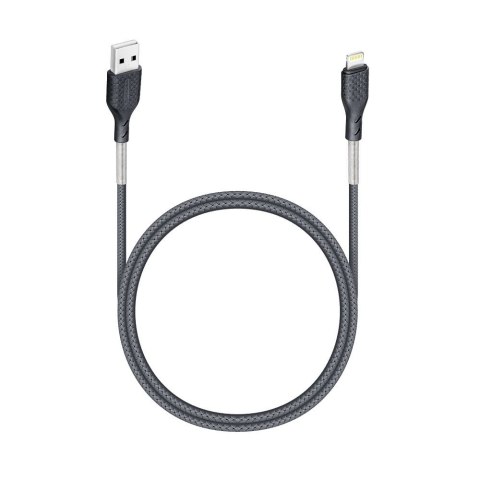 Kabel USB-A do Lightning Forcell F-Energy 2,4A 12W Carbon 1 m CB-01A czarny